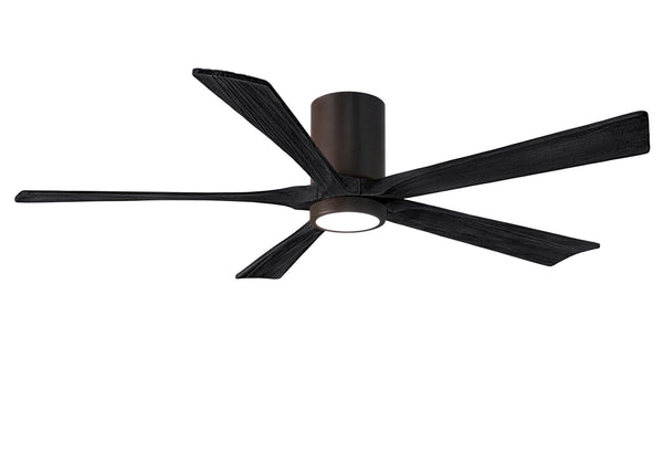 Matthews Fan Company - IR5HLK-TB-BK-60 - 60"Ceiling Fan - Irene - Textured Bronze