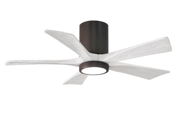 Matthews Fan Company - IR5HLK-TB-MWH-42 - 42"Ceiling Fan - Irene - Textured Bronze