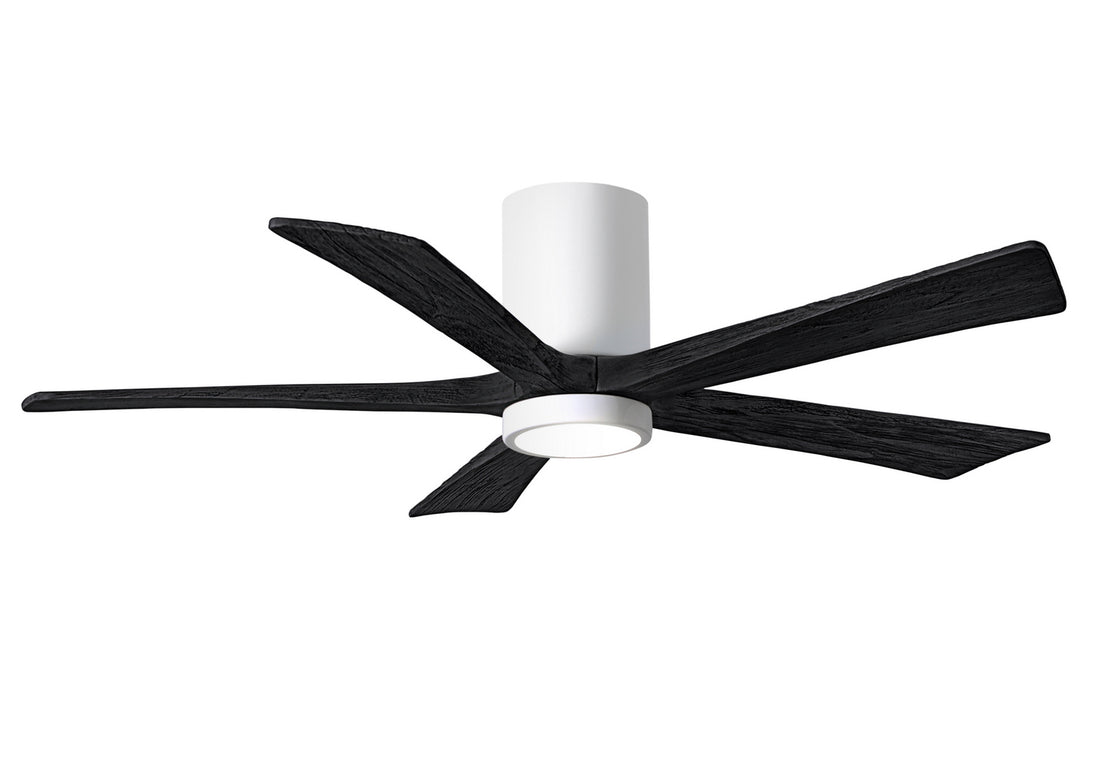 Matthews Fan Company - IR5HLK-WH-BK-52 - 52"Ceiling Fan - Irene - White