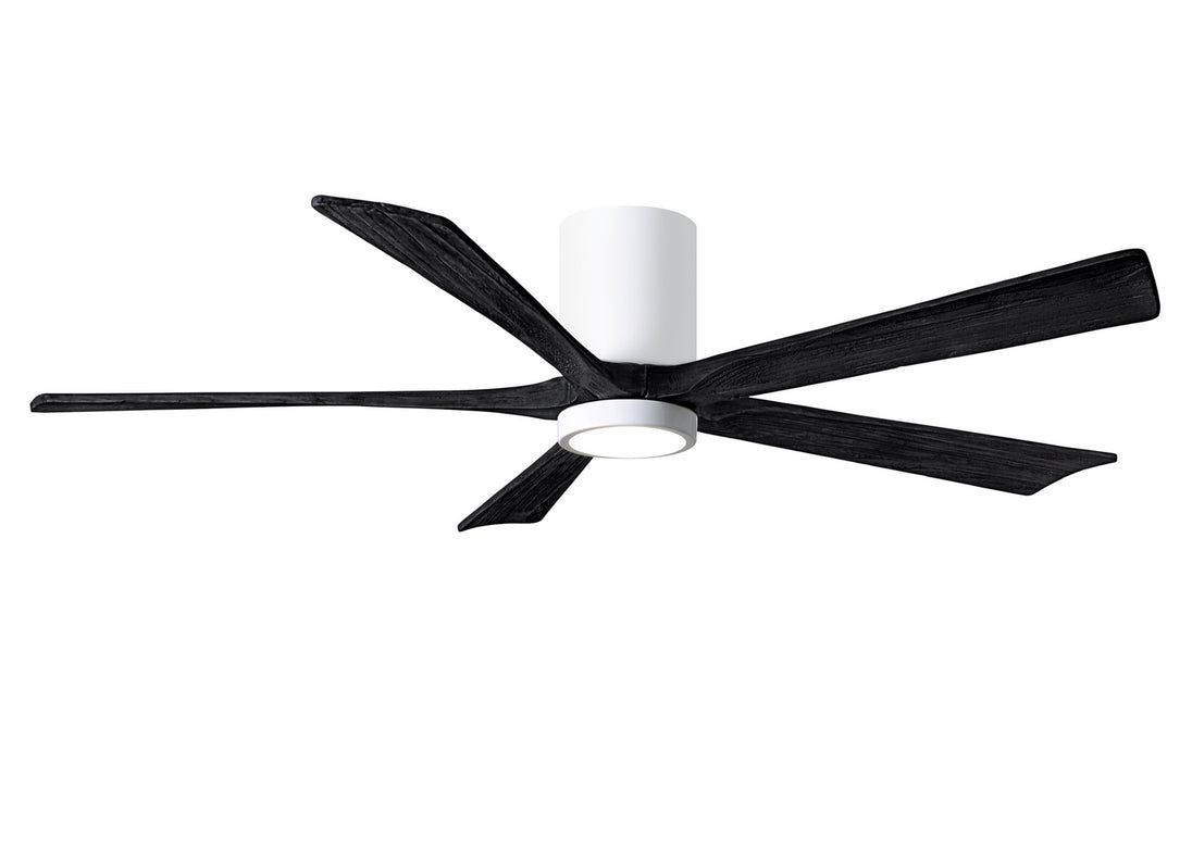 Matthews Fan Company - IR5HLK-WH-BK-60 - 60"Ceiling Fan - Irene - White