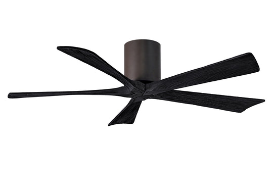 Matthews Fan Company - IR5H-TB-BK-52 - 52"Ceiling Fan - Irene - Textured Bronze