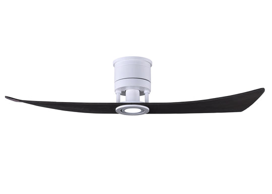 Matthews Fan Company - LW-MWH-BK - 52"Ceiling Fan - Lindsay - Matte White