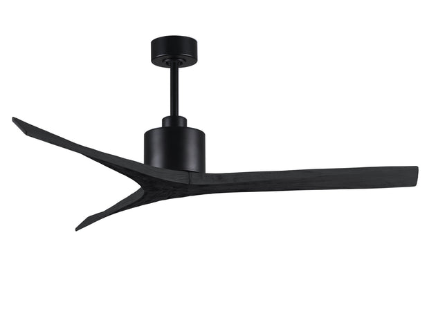 Matthews Fan Company - MW-BK-BK-60 - 60"Ceiling Fan - Mollywood - Matte Black