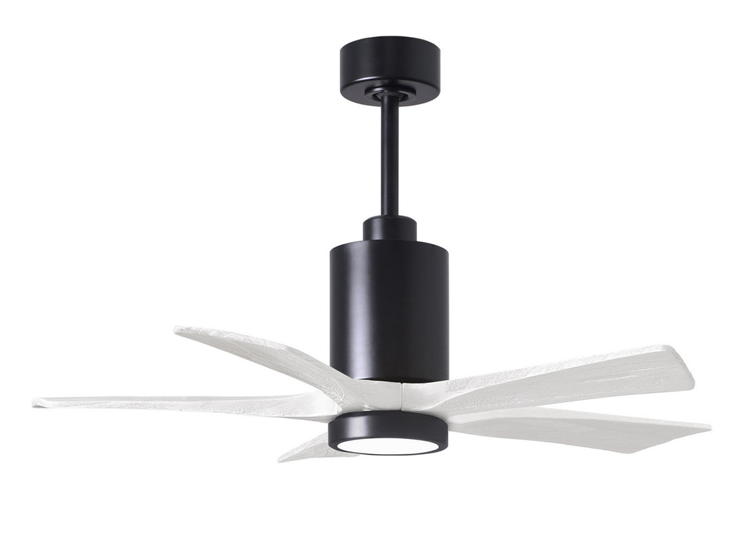 Matthews Fan Company - PA5-BK-MWH-42 - 42"Ceiling Fan - Patricia - Matte Black