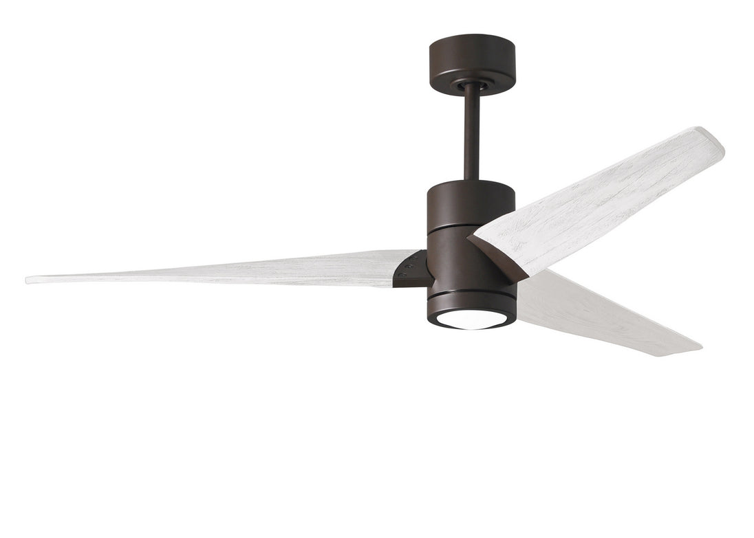 Matthews Fan Company - SJ-TB-MWH-60 - 60"Ceiling Fan - Super Janet - Textured Bronze