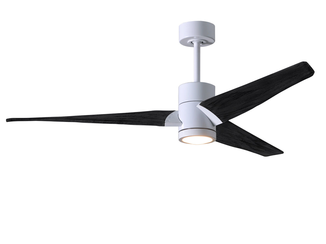 Matthews Fan Company - SJ-WH-BK-52 - 52"Ceiling Fan - Super Janet - White