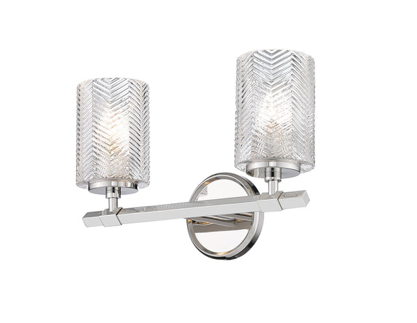 Z-Lite - 1934-2V-PN - Two Light Vanity - Dover Street - Polished Nickel