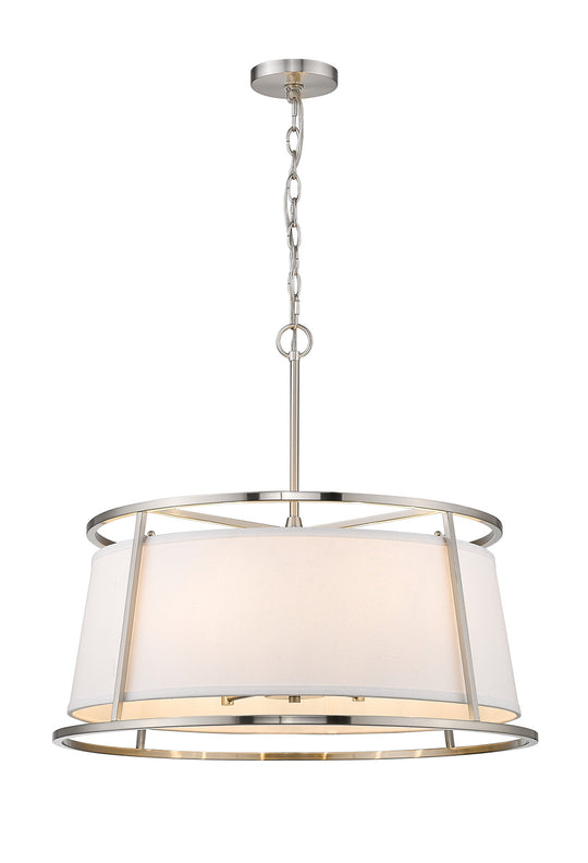 Z-Lite - 1935-26BN - Six Light Chandelier - Lenyx Pendant - Brushed Nickel