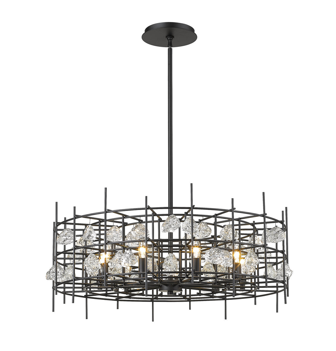 Z-Lite - 4007-32MB - Nine Light Chandelier - Garroway - Matte Black