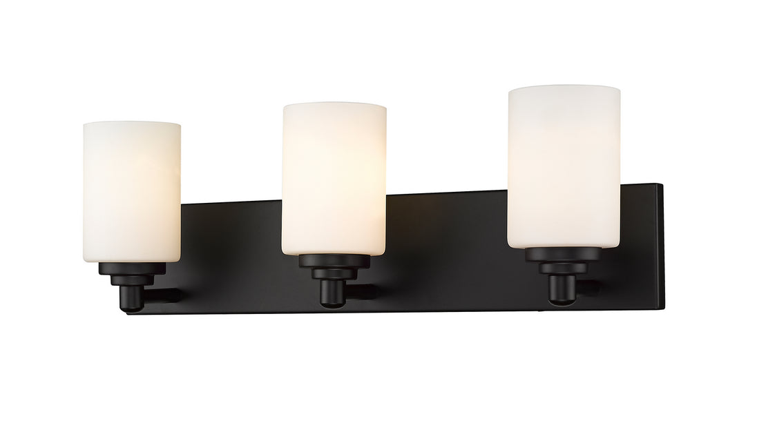 Z-Lite - 485-3V-MB - Three Light Vanity - Soledad - Matte Black