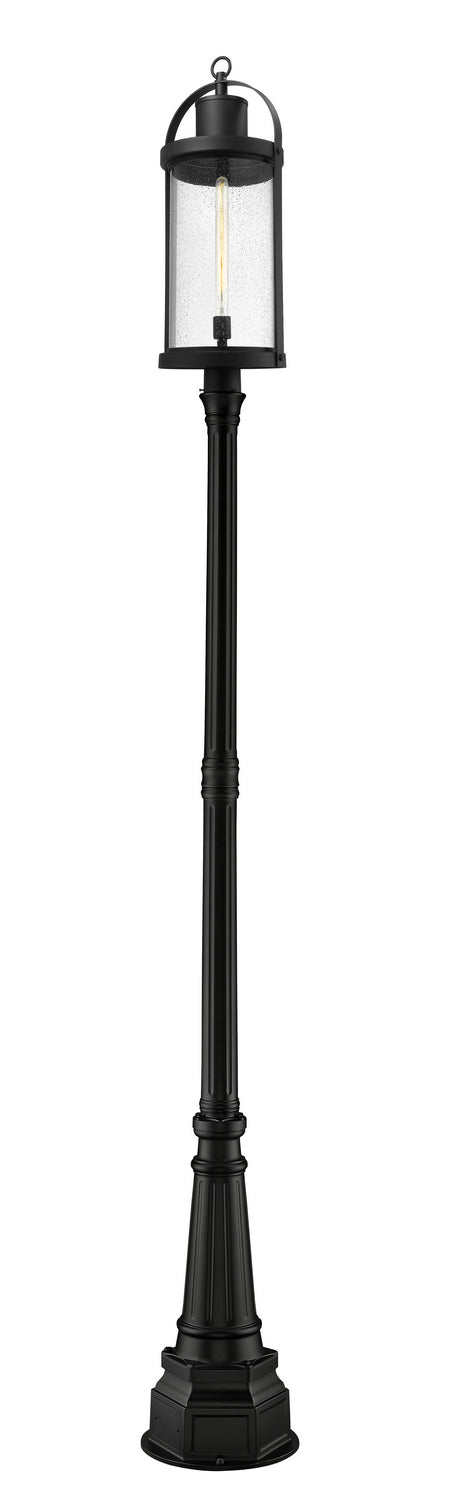 Z-Lite - 569PHXL-564P-BK - One Light Outdoor Post Mount - Roundhouse - Black