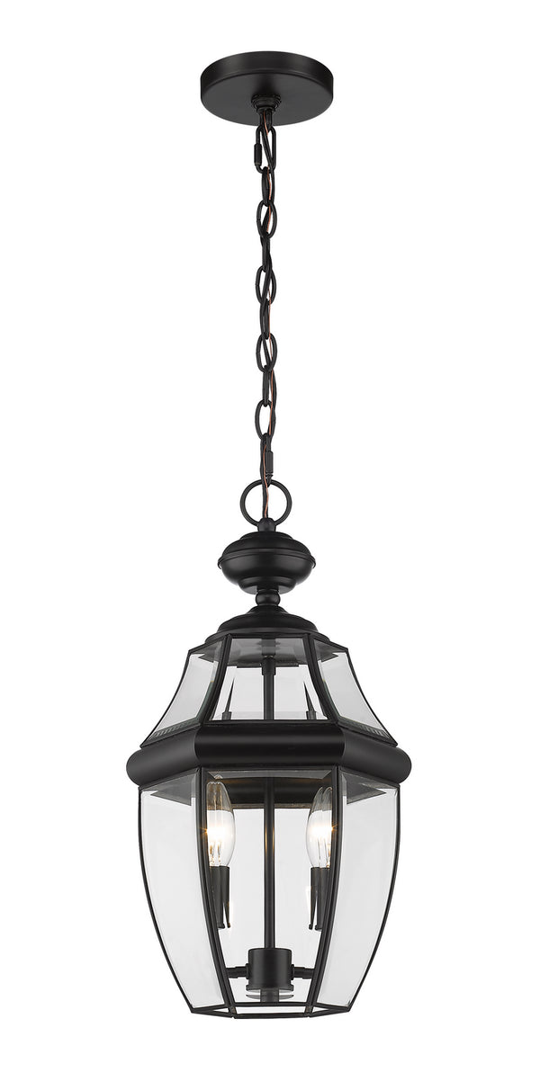 Z-Lite - 580CHM-BK - Two Light Outdoor Chain Mount - Westover - Black