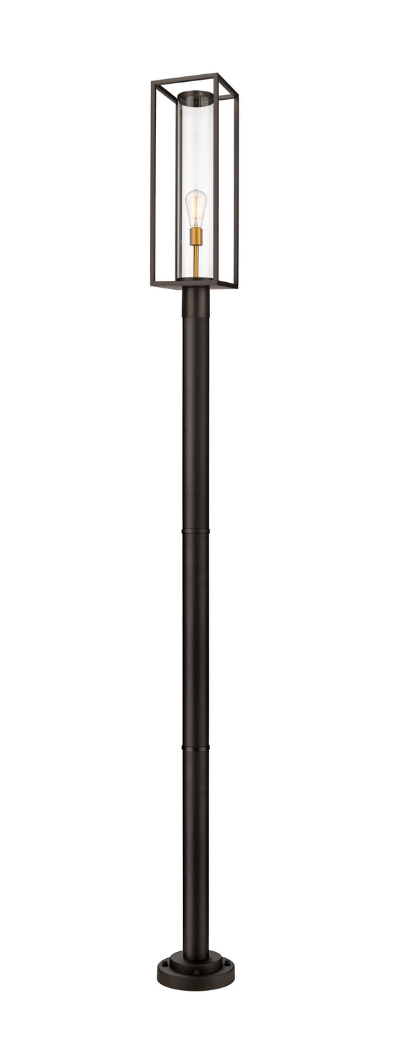 Z-Lite - 584PHBR-567P-DBZ - One Light Outdoor Post Mount - Dunbroch - Deep Bronze / Outdoor Brass