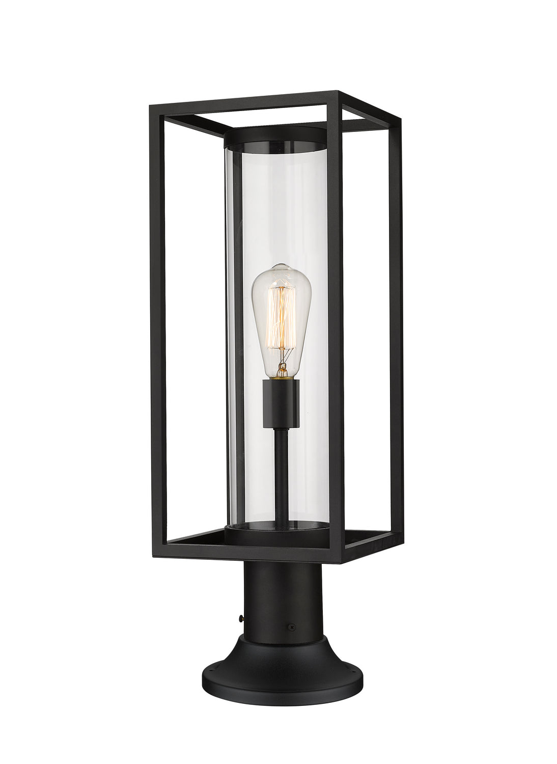 Z-Lite - 584PHMR-553PM-BK - One Light Outdoor Pier Mount - Dunbroch - Black