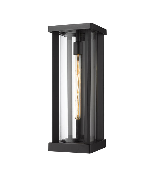 Z-Lite - 586B-BK - One Light Outdoor Wall Mount - Glenwood - Black