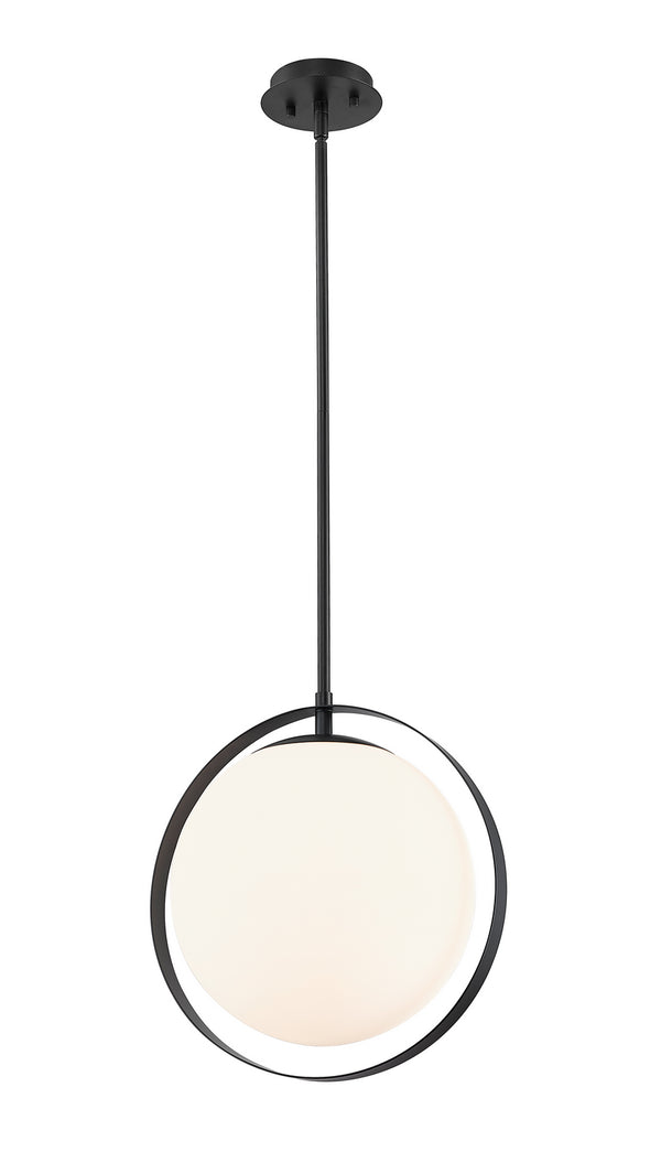 Z-Lite - 730P12-MB - One Light Pendant - Midnetic - Matte Black