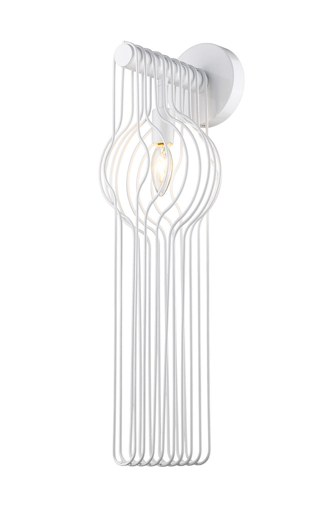 Z-Lite - 801-1SL-WH - One Light Wall Sconce - Contour - White