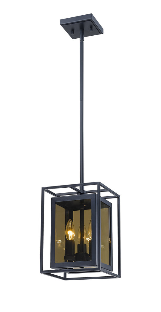 Z-Lite - 802MP-MC - Three Light Pendant - Infinity - Misty Charcoal