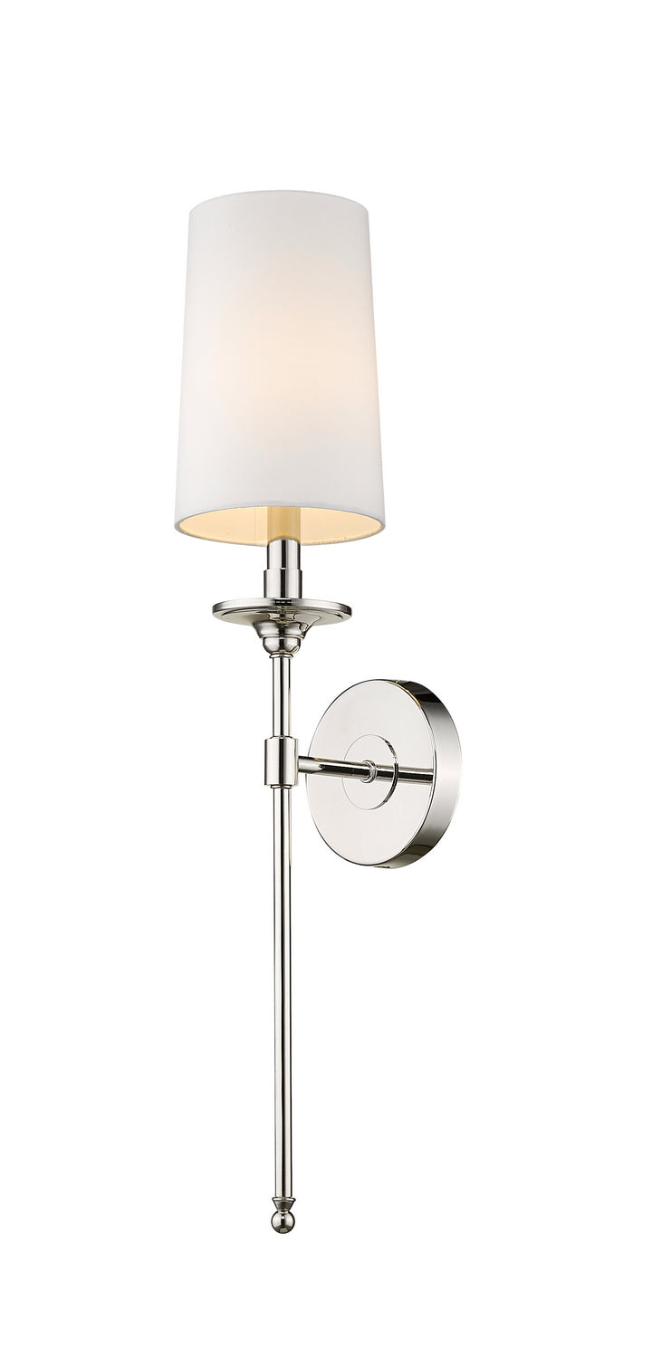 Z-Lite - 807-1S-PN - One Light Wall Sconce - Emily - Polished Nickel