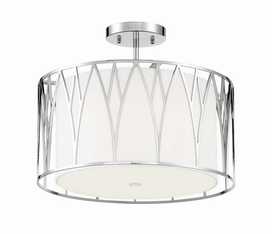 Minka-Lavery - 1089-613-L - LED Semi Flush Mount - Regal Terrace - Polished Nickel