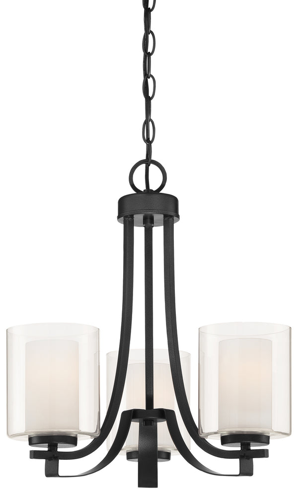 Minka-Lavery - 4103-66 - Three Light Chandelier - Parsons Studio - Sand Coal