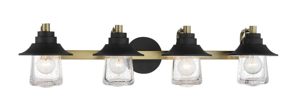 Minka-Lavery - 4894-685 - Four Light Bath - Westfield Manor - Sand Coal W/ Soft Brass