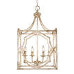 Golden - 0885-4P AI - Four Light Pendant - Laurent - Antique Ivory