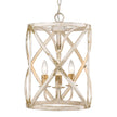 Golden - 0890-3P AI - Three Light Pendant - Alcott AI - Antique Ivory