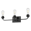 Golden - 2120-BA3 BLK - Three Light Bath Vanity - Ormond BLK - Matte Black