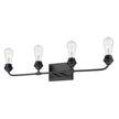 Golden - 2120-BA4 BLK - Four Light Bath Vanity - Ormond BLK - Matte Black