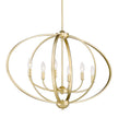 Golden - 3167-LP OG - Six Light Linear Pendant - Colson OG - Olympic Gold