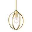 Golden - 3167-M1L OG - One Light Mini Pendant - Colson OG - Olympic Gold