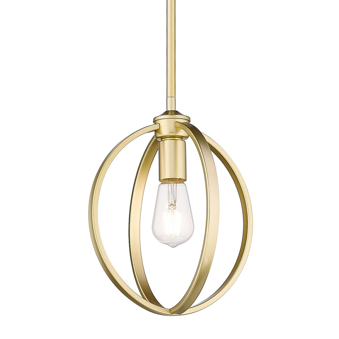 Golden - 3167-M1L OG - One Light Mini Pendant - Colson OG - Olympic Gold