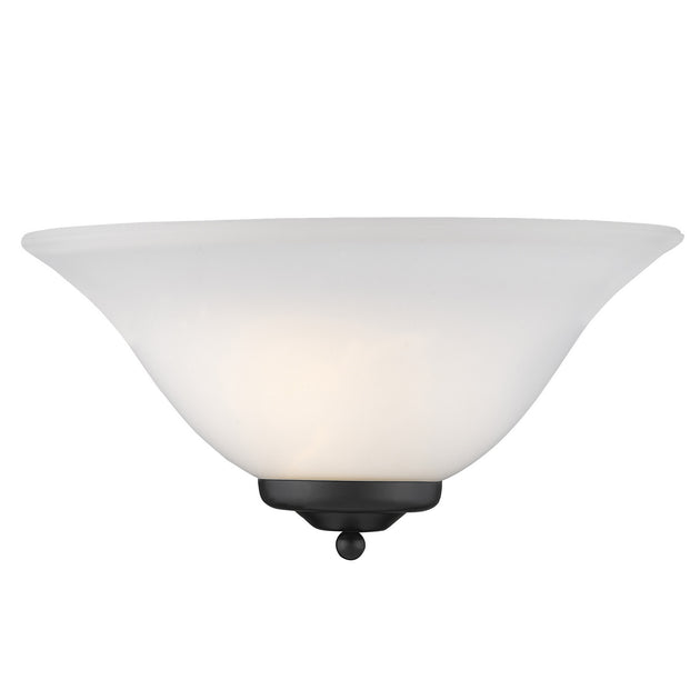 Golden - 8355 BLK - One Light Wall Sconce - Multi-Family - Matte Black