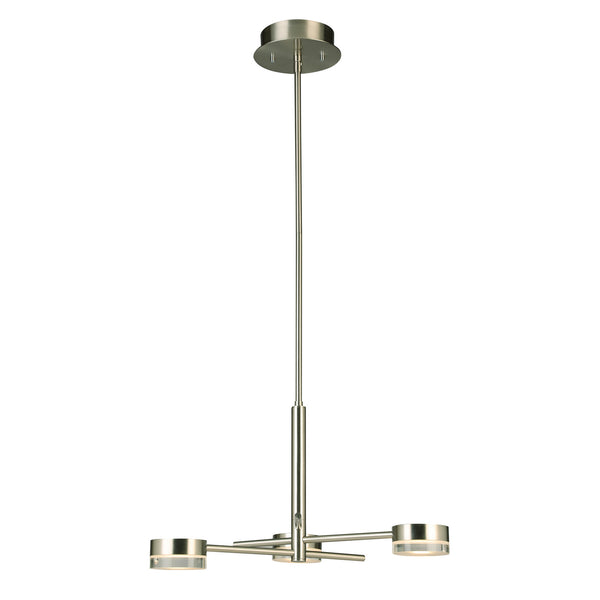 Eglo USA - 203967A - LED Chandelier - Transton - Brushed Nickel