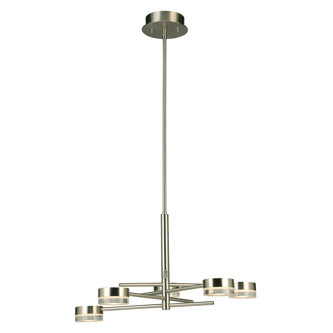 Eglo USA - 203969A - LED Chandelier - Transton - Brushed Nickel