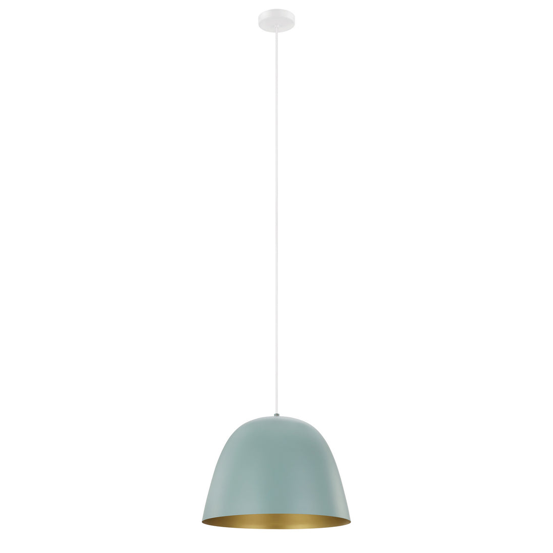 Eglo USA - 204079A - One Light Pendant - Coretto-P - Dark Green, Gold