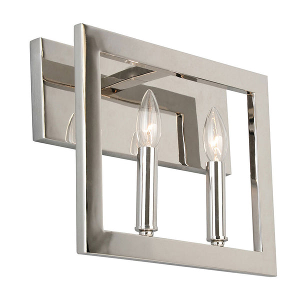 Eglo USA - 204476A - Two Light Bath Vanity - Jordan - Satin Nickel