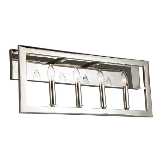 Eglo USA - 204478A - Four Light Bath Vanity - Jordan - Satin Nickel