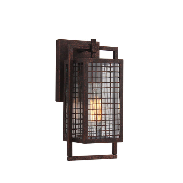 Eglo USA - 204546A - One Light Wall Sconce - Garraux - Rust