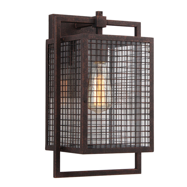 Eglo USA - 204548A - One Light Wall Sconce - Garraux - Rust