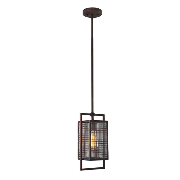 Eglo USA - 204549A - One Light Pendant - Garraux - Rust