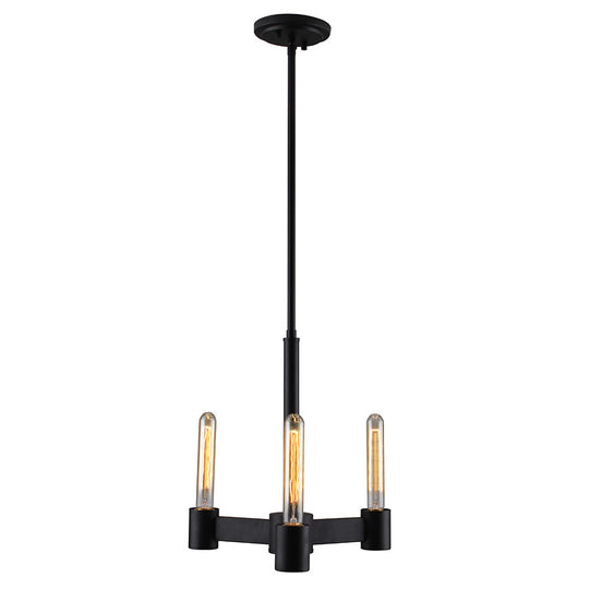 Eglo USA - 204551A - Three Light Ceiling Mount - Broyles - Matte Black