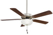 Minka Aire - F448L-BS/DW - 52"Ceiling Fan - Contractor Ii Uni-Pack - Brushed Steel W/ Dark Walnut