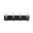 Eurofase - 34135-039 - Four Light Bathbar - Pista - Black