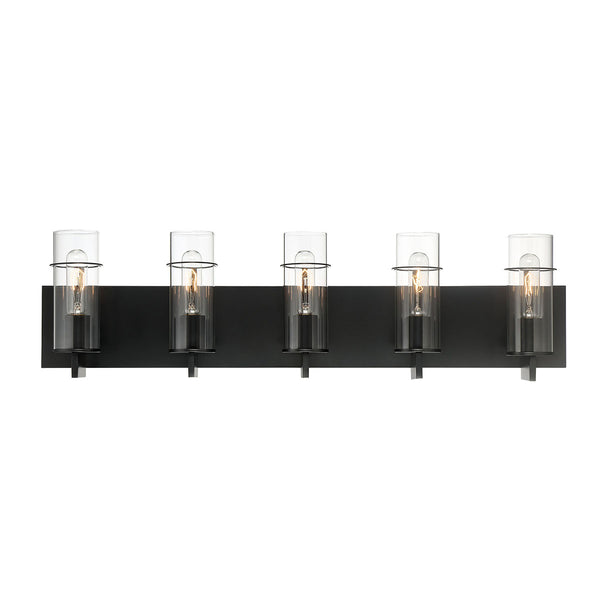 Eurofase - 34136-031 - Five Light Bathbar - Pista - Black