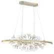 Eurofase - 37344-016 - LED Chandelier - Clayton - Silver With Brushed Gold