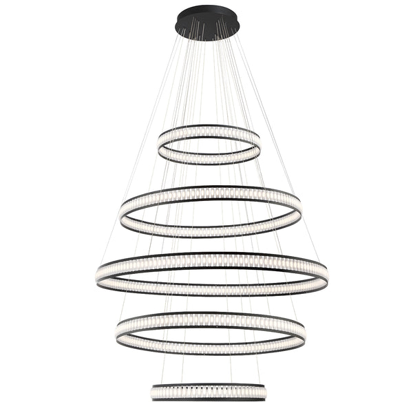 Eurofase - 37503-017 - Five Light Chandelier - Forster - Black