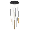 Eurofase - 31445-045 - LED Chandelier - Santana - Black