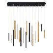 Eurofase - 31446-043 - LED Chandelier - Santana - Black